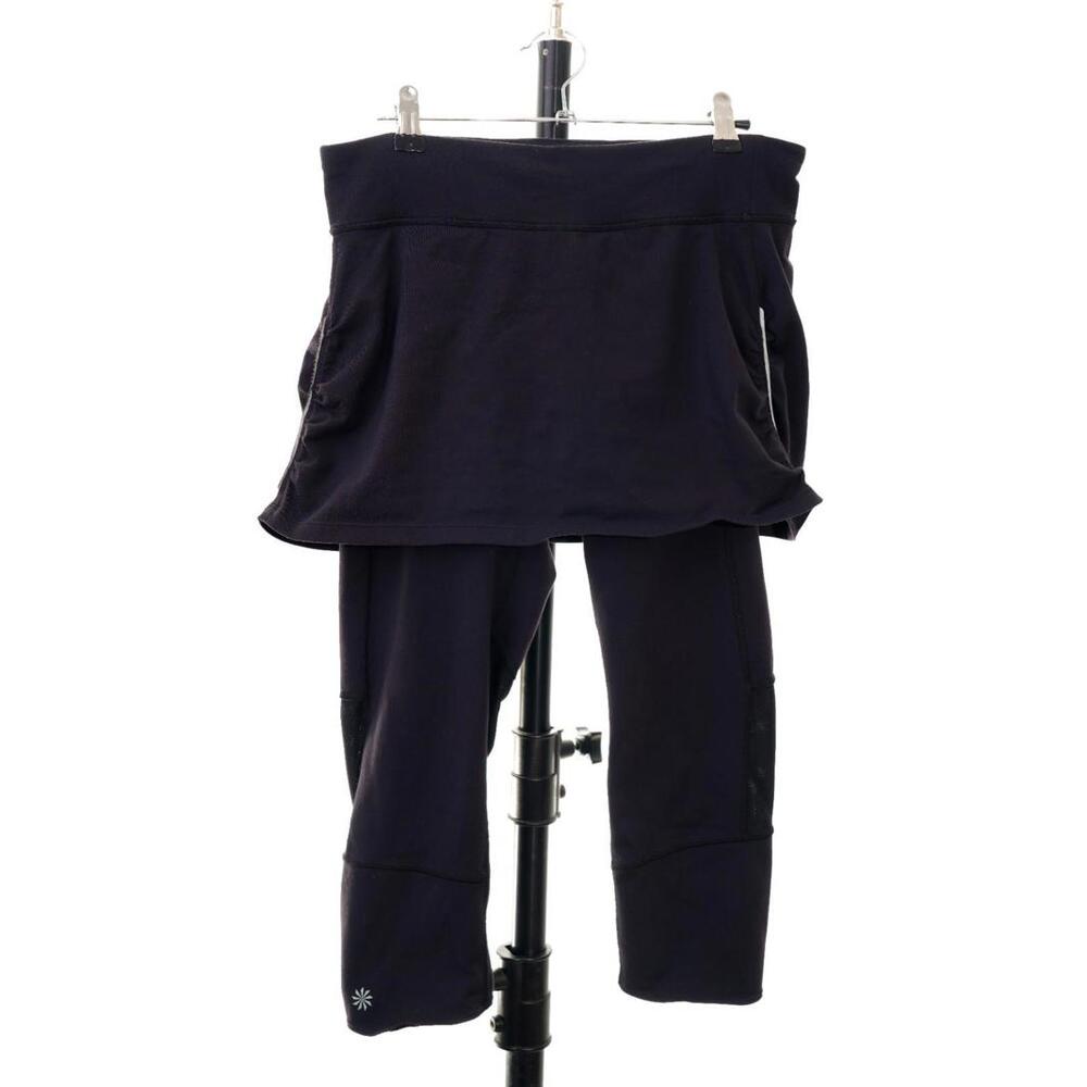 Athleta Contender 2 In 1 Skirt Leggings Women's Sz M Pants
